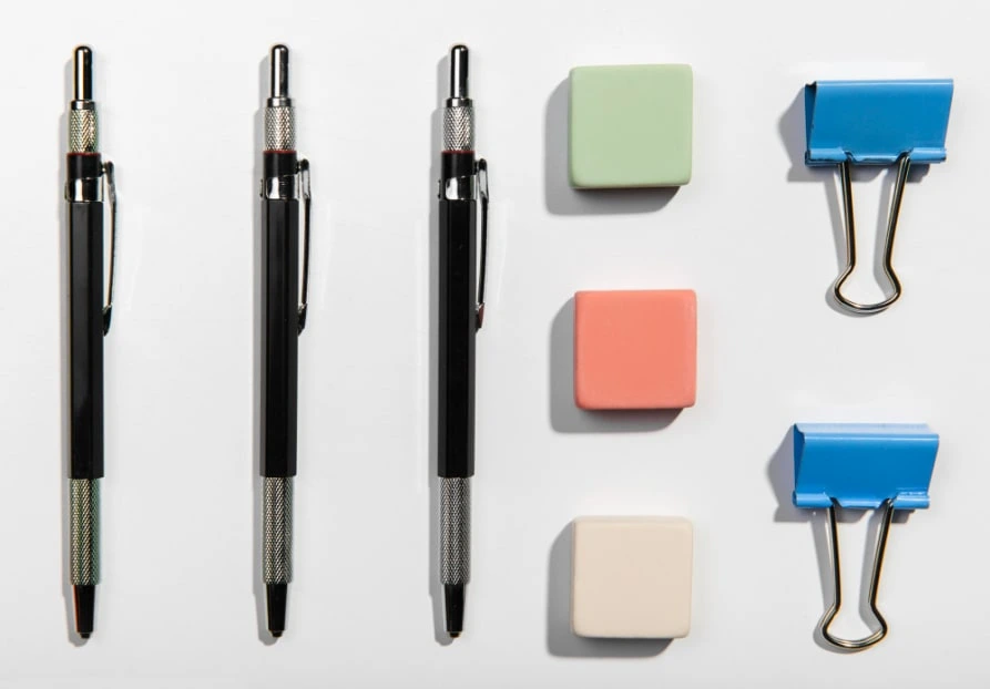 Pen and clippers