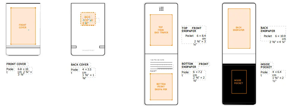 classic reporters notebook hard cover customisation process